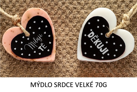 MÝDLO SRDCE VELKÉ 70G
