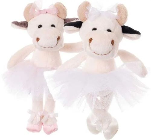 BK BABY MAJROS kravička  (15cm) baletka s růžovou sukní  Bukowski Design