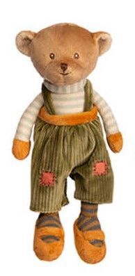 BK BABY MAVI medvěd zelené kalhoty (20 cm) Patchwork Family Bukowski Design