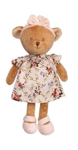 BK BABY MELI medvěd kytičkové šaty (15 cm) Patchwork Family Bukowski Design