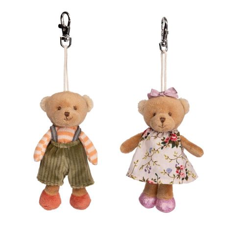 BK MAVI a MELI medvídci (10 cm) klíčenka 2 druhy Bukowski Design