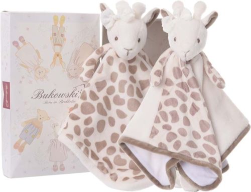 BK LENA BABY muchláček, krémový lem (30cm)s dárkovým boxem Bukowski Design