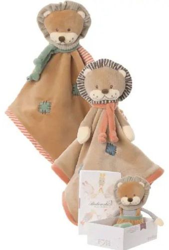 BK MAEL BABY RUG muchláček s zelenou šálou  (30x30 cm) s dárkovým boxem  Bukowski Design