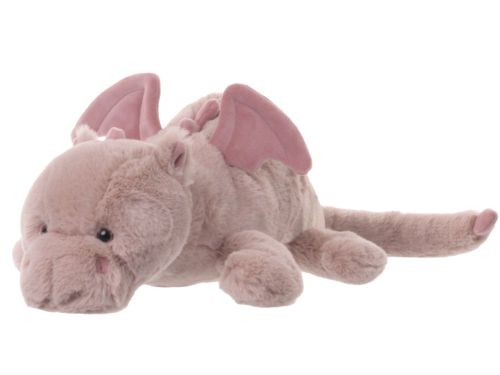 BK LAYING DRAGO drak růžový ležící (35 cm) Bukowski Design