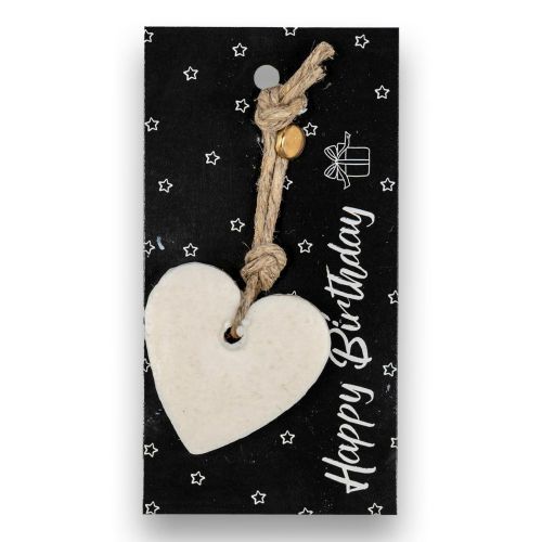 MÝDLO srdce malé 10 g Happy Birthday (černá kartička) SOAP and GIFTS BV - bal. po 6 ks