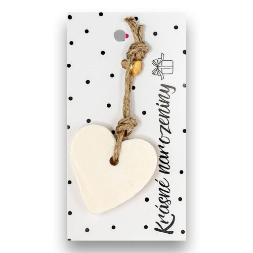 MÝDLO srdce malé 10 g Krásné narozeniny (bílá kartička) SOAP and GIFTS BV - bal. po 6 ks