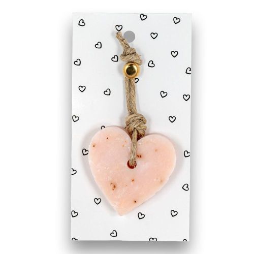 MÝDLO srdce malé 10 g bez textu (bílá kartička) SOAP and GIFTS BV - bal. po 6 ks