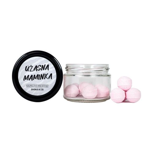 MINI KOUPELOVÉ BOMBY ŠUMIVÉ Úžasná maminka 100 g  SOAP and GIFTS BV - obj. po 1 ks
