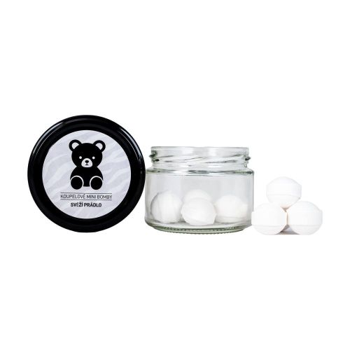 MINI KOUPELOVÉ BOMBY ŠUMIVÉ Medvídek 100 g  SOAP and GIFTS BV - obj. po 1 ks