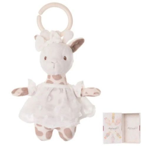 BK LUCY MUSIC BOX žirafa hrací strojek (15 cm) s dárkovým boxem Bukowski Design