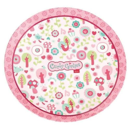 Melamin lifestyle talíř CURLY GIRLIES parádnice (23 cm) sigikid