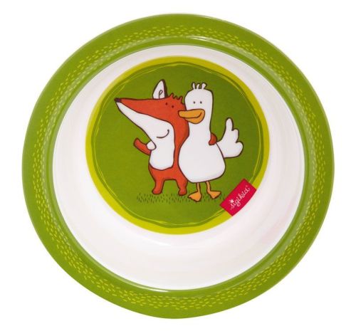Melamin baby mistička FOREST FOX liška se silikonem  (15,5 cm) sigikid