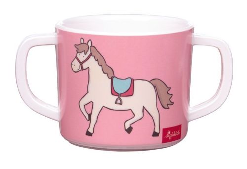 Melamin baby hrníček HOPPE DOT kůň (7,5cm) sigikid