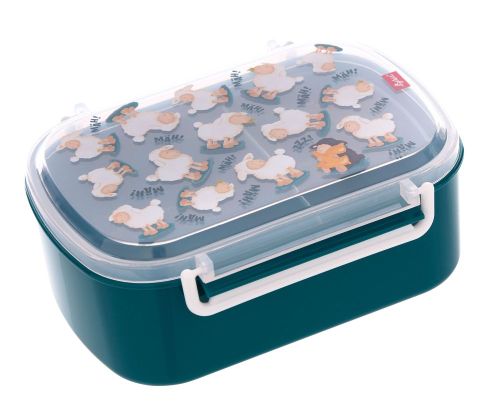 Ovce box na svačinu, tmavě zelený (17x11x7)  sigikid