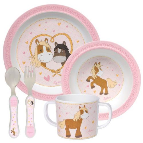 SADA melamin  nádobí s poníky PONY LOVE sigikid