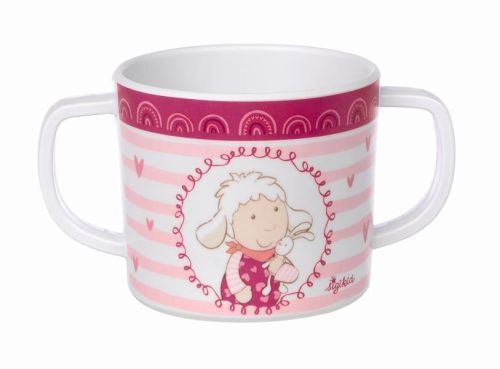 Melamin baby hrníček se silikonem SCHNUGGI - NOVÝ DESIGN   (7,5 cm)  sigikid