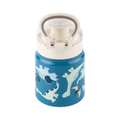Lahvička z nerezové oceli na pití DINO (400ml) Sigikid