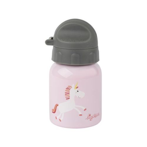Lahvička z nerezové oceli na pití JEDNOROŽEC (250ml) Sigikid