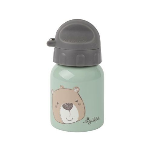 Lahvička z nerezové oceli na pití MEDVĚD (250ml) Sigikid