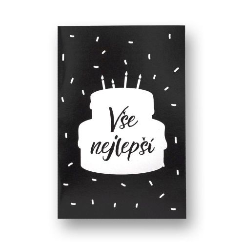 VONNÉ PŘÁNÍ 10 g Vše nejlepší (černé)  SOAP and GIFTS BV- obj. po 4 ks