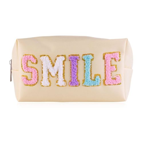 TAŠKA kosmetická s nášivkou SMILE, rozměry 18x7x10 cm NOVINKA ACCENTRA