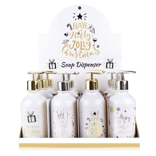 DÁVKOVAČ na mýdlo WINTER MAGIC 350ml 4 druhy ACCENTRA