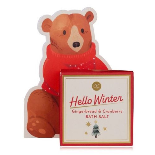 SŮL do koupele 100g HELLO WINTER v dárkovém balení  ACCENTRA