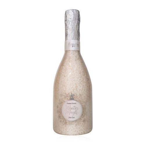SŮL do koupele 750g WINTER MAGIC v lahvi šampaňského ACCENTRA
