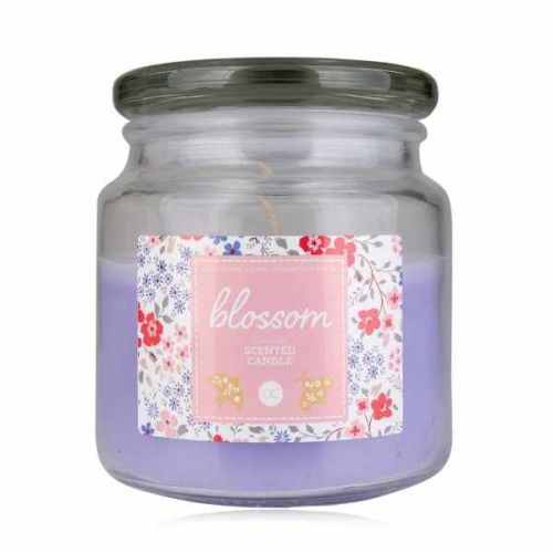 VONNÁ SVÍČKA 330g ve skle s víčkem BLOSSOM, 10x11cm  ACCENTRA