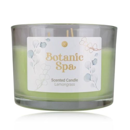 VONNÁ SVÍČKA se třemi knoty 300g BOTANIC SPA ve skle, 11 x 8cm  ACCENTRA