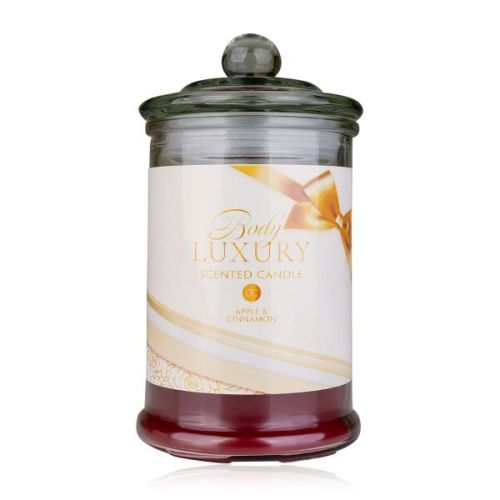 VONNÁ SVÍČKA 230g  BODY LUXURY ve skle s víčkem 8x15cm ACCENTRA