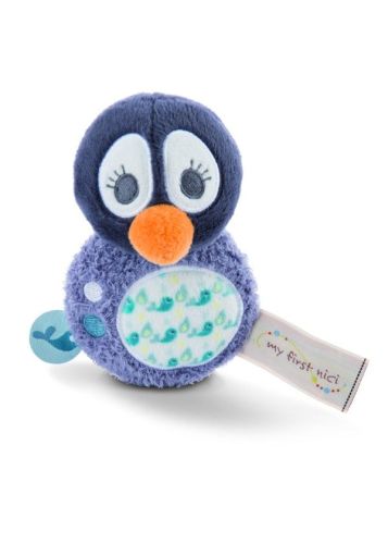 WATSCHILI tučňák hračka po ruky s chrastítkem 12 cm  NICI