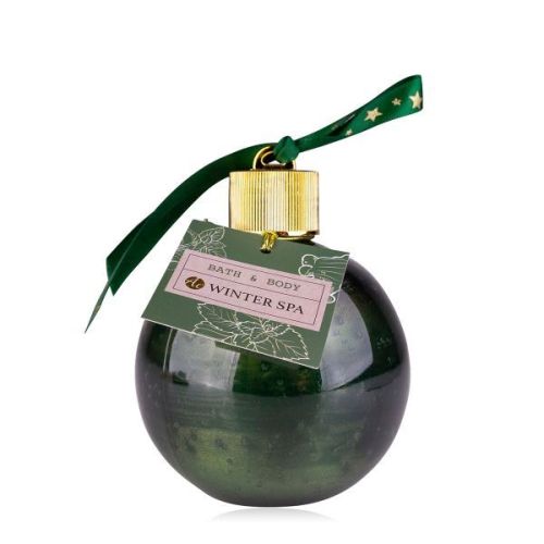 GEL koupelový/sprchový 240ml WINTER  SPA v malé lahvičce ve tvaru koule ACCENTRA