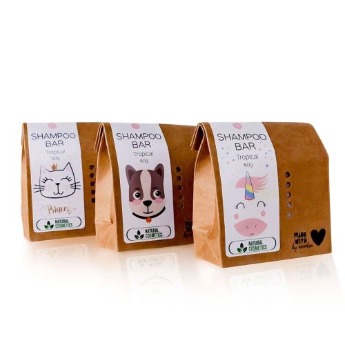 Shampoo bar 60g BEST FRIENDS v kraftovém papíru, ručně vyráběný  ACCENTRA
