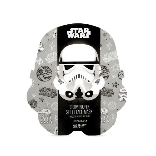 MASKA na obličej hydratační textilní 25ml Storm Trooper Star Wars NOVINKA MAD BEAUTY