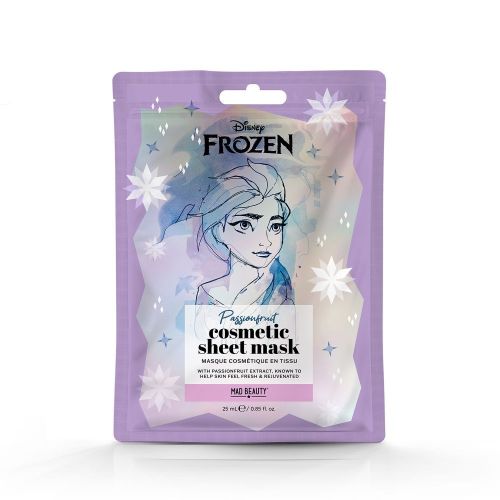 MASKA na obličej rozjasňující hydratační textilní Elsa 25ml Frozen NOVINKA MAD BEAUTY