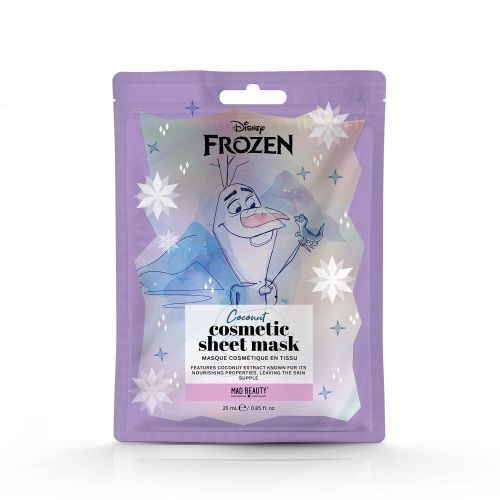 MASKA na obličej rozjasňující a hydratační textilní Olaf 25ml Frozen NOVINKA MAD BEAUTY