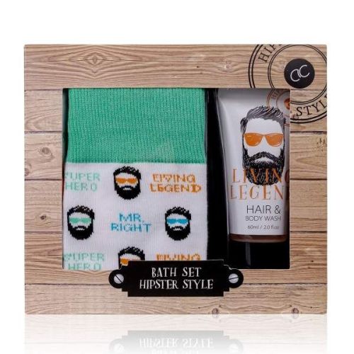 SET koupelový HIPSTER STYLE ponožky ACCENTRA