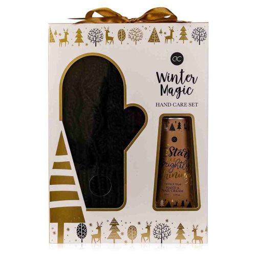 SET péče o ruce WINTER MAGIC pletené rukavice  ACCENTRA