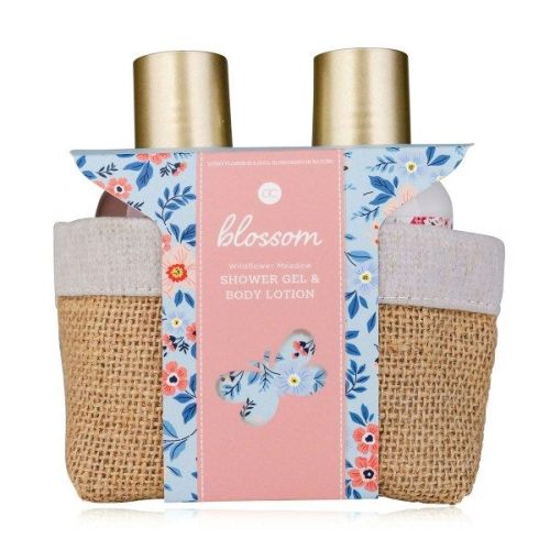 SET koupelový BLOSSOM v jutovém koši ACCENTRA