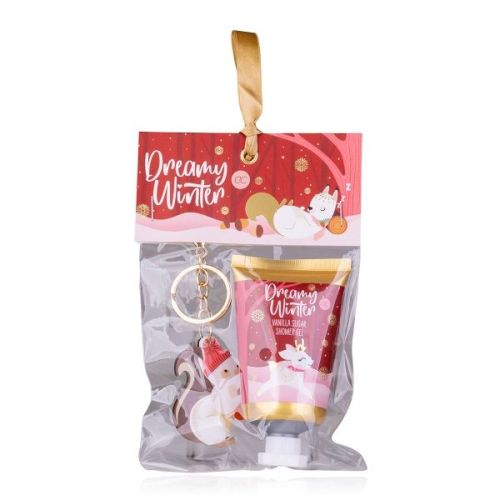 SET koupelový DREAMY WINTER v dárkovém balení (klíčenka, sprch. gel)  ACCENTRA
