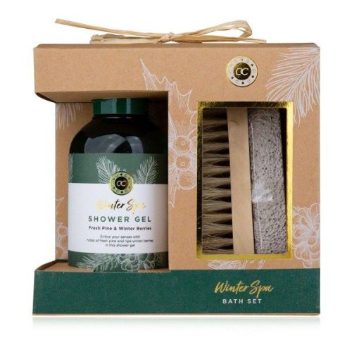 SET koupelový WINTER SPA v dárkovém balení (kartáček na nehty s pemzou)  ACCENTRA