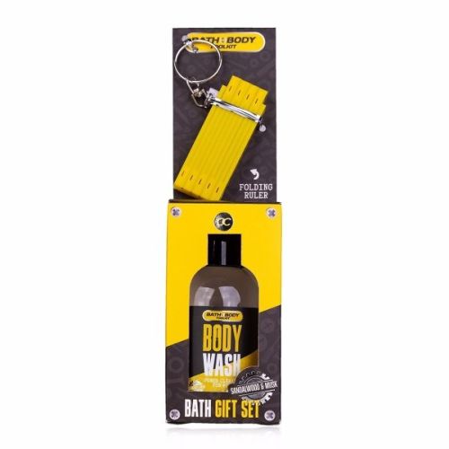 SET koupelový BATH and BODY TOOLKIT v dárkovém balení s klíčenkou mini skládací metr ACCENTRA