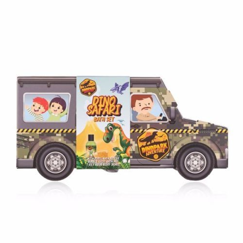 SET koupelový DINOPARK ADVENTURE v dárkové krabičce SUV ACCENTRA