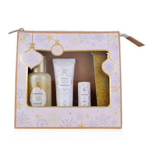 SET koupelový WINTER MAGIC v papírové kosmetické taštičce ACCENTRA