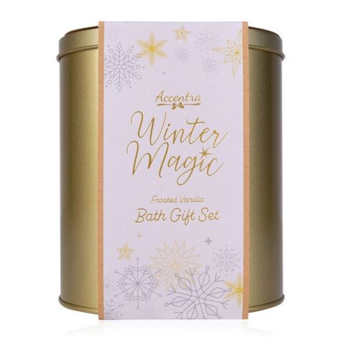 SET koupelový WINTER MAGIC v plechové krabičce ACCENTRA
