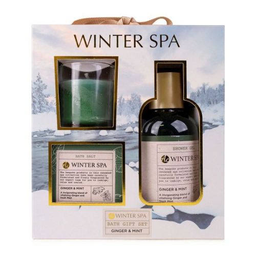 SET koupelový WINTER SPA v dárkovém balení vč. vonná svíčka ACCENTRA