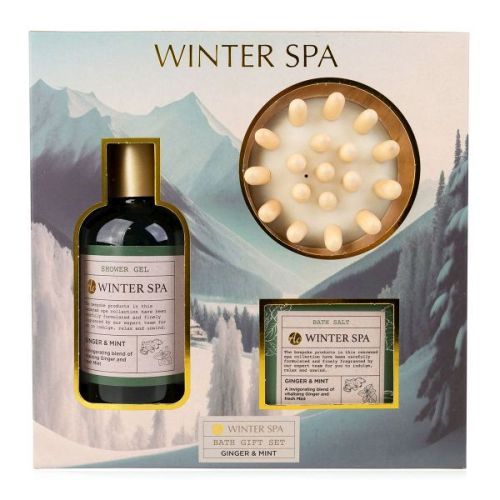 SET koupelový WINTER SPA v dárkovém balení vč. dřevěný masážní kartáč ACCENTRA