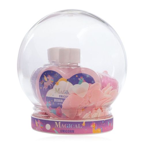 SET koupelový MAGICAL UNICORN v dárkové krabičce ve tvaru sněhové koule NOVINKA ACCENTRA