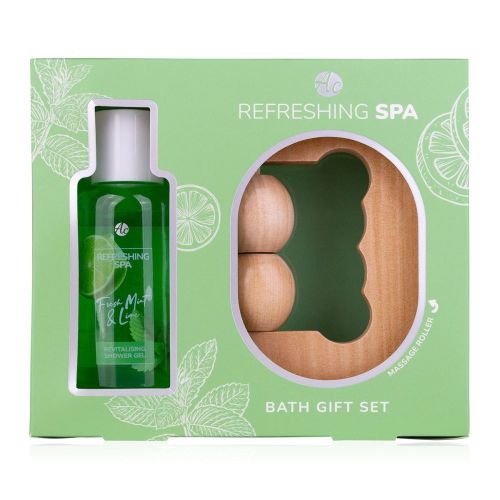 SET koupelový SPA COLLECTION v dárkové krabičce s dřevěným masážním válečkem NOVINKA ACCENTRA